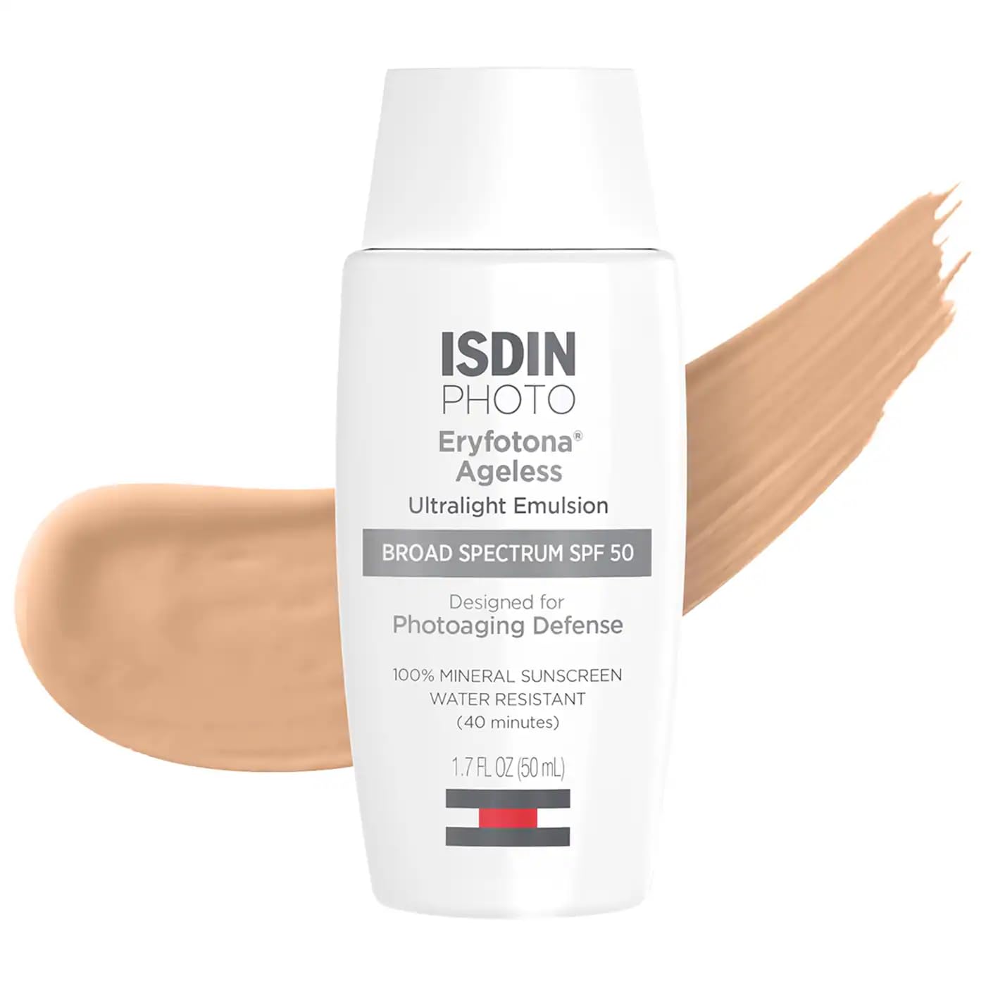 ISDIN Eryfotona Ageless Tinted Mineral Sunscreen SPF 50